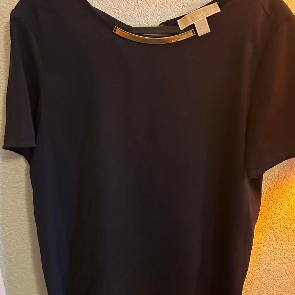 Michael-michael-kors Women's Navy and Black Blouse